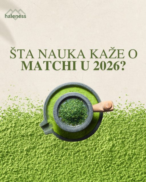Matcha u 2026: Više od trenda. Šta kaže najnovija nauka? 🍵

Ako ste primetili da kafa polako ustupa mesto jarko zelenoj matchi u jutarnjim rutinama, niste jedini. Međutim, matcha danas nije samo estetski trend sa društvenih mreža. Najnovija istraživanja pokazuju da njeni benefiti idu mnogo dalje od dobrog izgleda u šoljici.

Novo otkriće o alergijama (mart/maj 2026.)

Naučnici sa Univerziteta u Hirošimi objavili su zanimljivu studiju u časopisu npj Science of Food, u kojoj su istraživali uticaj matche na alergijski rinitis, odnosno polensku groznicu.

Rezultati su pokazali da matcha može značajno da smanji refleks kijanja. Ono što ovo istraživanje čini posebno interesantnim jeste činjenica da matcha ne deluje preko histamina ili drugih imunoloških markera, već direktno utiče na neurone u moždanom stablu odgovorne za refleks kijanja, kroz regulaciju aktivnosti c-Fos gena.

🔗 Referenca:
https://pubmed.ncbi.nlm.nih.gov/41786771/