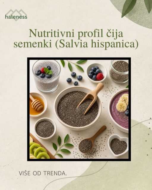 Čija semenke 🌱 nisu samo trend, već nutritivna bomba koju potvrđuje i nauka.

✔️ Bogate ALA Omega-3 masnim kiselinama koje doprinose održavanju optimalnog nivoa holesterola i smanjenju hroničnih upalnih procesa.
✔️ Zahvaljujući rastvorljivim vlaknima, pomažu stabilnijem nivou glukoze u krvi nakon obroka i pružaju duži osećaj sitosti.
✔️ Podržavaju digestivno zdravlje i mikrobiom creva, uz skoro 10g vlakana na dve supene kašike.
✔️ Sadrže snažne antioksidanse poput kvercetina, hlorogenske i kofeinske kiseline koji pomažu u zaštiti ćelija od oksidativnog stresa ✨

Jedna od najvećih prednosti čija praha je povećana bioraspoloživost Omega-3 kiselina. Naučni podaci pokazuju da mlevenje semenki omogućava bolju apsorpciju ALA i EPA kiselina, jer digestivni enzimi lakše pristupaju unutrašnjosti semena gde se nalaze zdrave masti.

Kao i kod svakog dodatka ishrani, ključ je u umerenosti i balansiranom načinu ishrane.